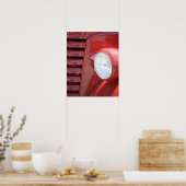 アメリカ、メイン、フクロウの頭。ヘッドライトと部分 ポスター (キッチン)