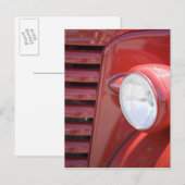 アメリカ、メイン、フクロウの頭。ヘッドライトと部分 ポストカード (正面/裏面)