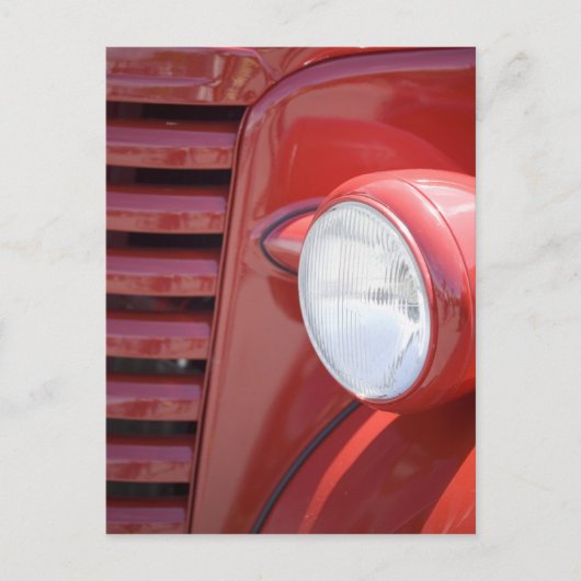 アメリカ、メイン、フクロウの頭。ヘッドライトと部分 ポストカード (正面)