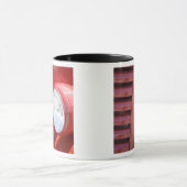 アメリカ、メイン、フクロウの頭。ヘッドライトと部分 マグカップ (中央)