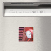 アメリカ、メイン、フクロウの頭。ヘッドライトと部分 マグネット (インサイチュ (食洗機))