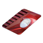 アメリカ、メイン、フクロウの頭。ヘッドライトと部分 マグネット (左側)