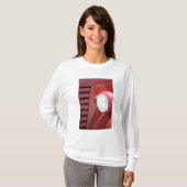 アメリカ、メイン、フクロウの頭。ヘッドライトと部分 Tシャツ (正面フル)