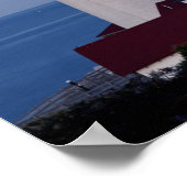 アメリカ,メイン,ポートランド,エリザベス岬,灯台 ポスター (角)