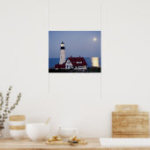 アメリカ,メイン,ポートランド,エリザベス岬,灯台 ポスター (キッチン)