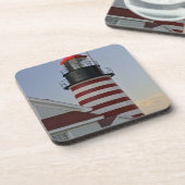 アメリカ、メイン、ルベック。ウェストクォディヘッドライトハウス コースター (左側)