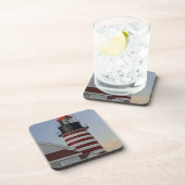 アメリカ、メイン、ルベック。ウェストクォディヘッドライトハウス コースター (右側)