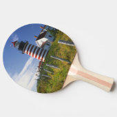 アメリカ、メイン、ルベック。ウェストクオディヘッドライトハウス 卓球ラケット (横)