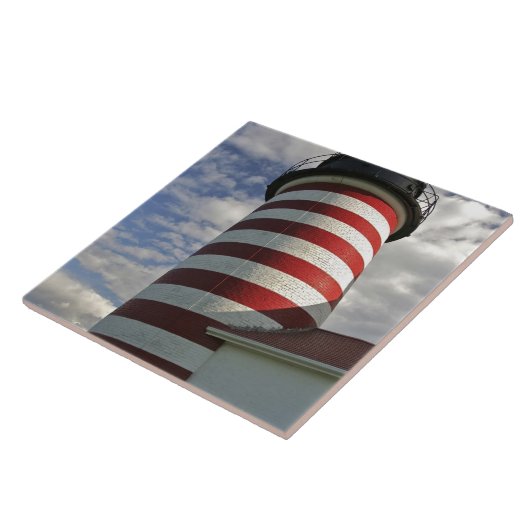 アメリカ、メイン、ルベック。ウェストクオディヘッドリガトハウス タイル (側面)