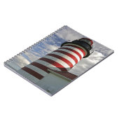 アメリカ、メイン、ルベック。ウェストクオディヘッドリガトハウス ノートブック (左側)