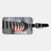 アメリカ、メイン、ルベック。ウェストクオディヘッドリガトハウス ラゲッジタグ (正面横)