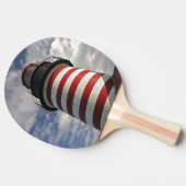 アメリカ、メイン、ルベック。ウェストクオディヘッドリガトハウス 卓球ラケット (横)