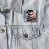 アメリカ、メイン、ルベック。ウェストクオディヘッドリガトハウス 缶バッジ (インサイチュ)