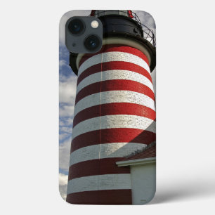 アメリカ、メイン、ルベック。ウェストクオディヘッドリガトハウス iPhone 13ケース