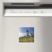 アメリカ、メイン、ルベック。ウエストクードディヘッドライトハウス マグネット (インサイチュ (食洗機))