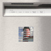 アメリカ、メイン、ルベック。ウエストクードディヘッドライトハウス マグネット (インサイチュ (食洗機))