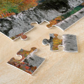 アメリカ、メイン、ワイマン湖。森樺の木 ジグソーパズル (側面)