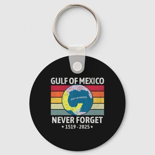 アメリカ メキシコ湾湾岸地域 ジョーク 忘れない キーホルダー (正面)