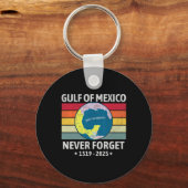 アメリカ メキシコ湾湾岸地域 ジョーク 忘れない キーホルダー (正面)