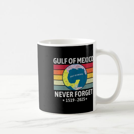 アメリカ メキシコ湾湾岸地域 ジョーク 忘れない コーヒーマグカップ (右)