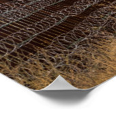 アメリカ・メキシ縁どコの壁写真ポスター ポスター (角)