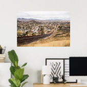 アメリカ・メキシ縁どコの壁写真ポスター ポスター (ホームオフィス)