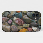 アメリカ、モンタナ州、グレイシャー国立公園、石 Case-Mate iPhoneケース (裏面(横))