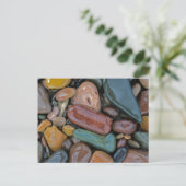 アメリカ、モンタナ、クラーク・フォーク・リバー、ストーン ポストカード (スタンド正面)