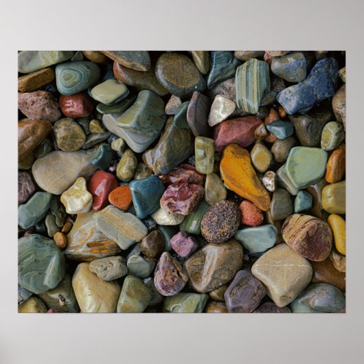 アメリカ，モンタナ，氷河の国立公園，ストーン ポスター (正面)