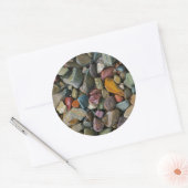 アメリカ,モンタナ,氷河の国立公園,ストーン ラウンドシール (封筒)