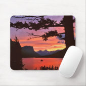 アメリカ、モンタナ、氷河国立公園。横 マウスパッド (マウス)