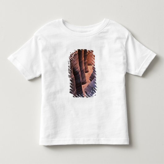アメリカ, ユタ州, エスカレント。繰り返される砂岩 トドラーTシャツ (正面)