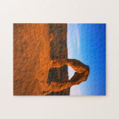 アメリカ、ユタ、アーチ国立公園繊細なアーチ ジグソーパズル (横)