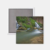 アメリカ、ユタ、シオン国立公園。ヴァージン マグネット (正面/裏面)