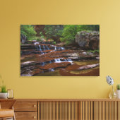 アメリカ、ユタ、シオン国立公園。4名勝 キャンバスプリント (インサイチュ (リビング))