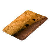 アメリカ、ユタ、シダーメサ、マレ・キャニオン。砂岩 マグネット (左側)