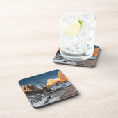 アメリカ、ユタ、ジオン国立公園。山の日の出 コースター (右側)