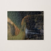 アメリカ、ユタ、ジオン国立公園。 鍵穴滝 ジグソーパズル (横)