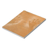 アメリカ・ユタ・ピクトグラフ砂岩の手プリント ノートパッド (回転)