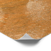 アメリカ・ユタ・ピクトグラフ砂岩の手プリント ポスター (角)