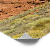 アメリカ、ユタ、モニュメントバレーナバホ・トライバル公園。 ポスター (角)