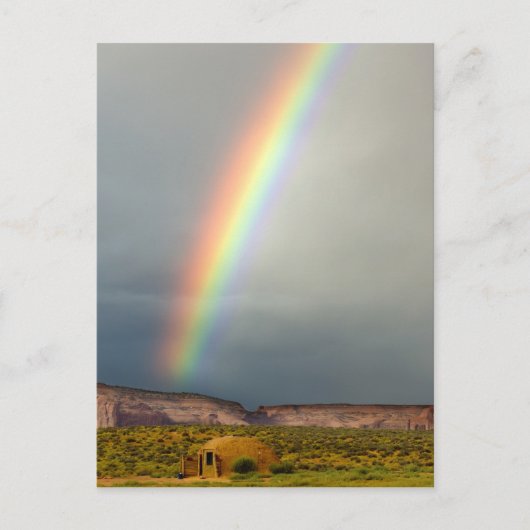 アメリカ、ユタ、モニュメントバレーナバホ・トライバル公園。2 ポストカード (正面)