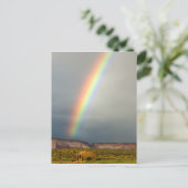 アメリカ、ユタ、モニュメントバレーナバホ・トライバル公園。2 ポストカード (スタンド正面)