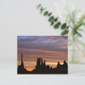 アメリカ、ユタ、モニュメントバレー国立公園。2 ポストカード (スタンド正面)