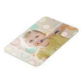 アメリカ、ユタ、レヒ、ガール(2-3)歯磨き マグネット (左側)