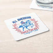 アメリカ・ランド・オブ・ザ・フリー スクエアペーパーコースター (アングル)