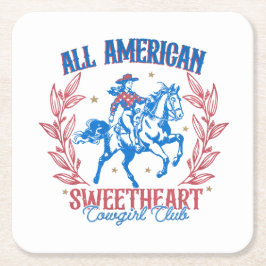アメリカ・ランド・オブ・ザ・フリー スクエアペーパーコースター