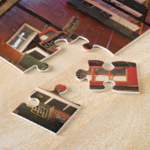 アメリカ、ルイジアナ、ニューオーリンズ。四フランスの分 ジグソーパズル (側面)