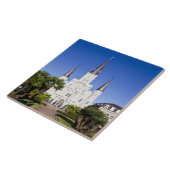 アメリカ、ルイジアナ、ニューオーリンズ。4フランスの分 タイル (側面)