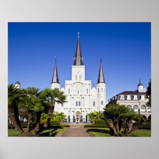 アメリカ、ルイジアナ、ニューオーリンズ。4フランスの分 ポスター (正面)